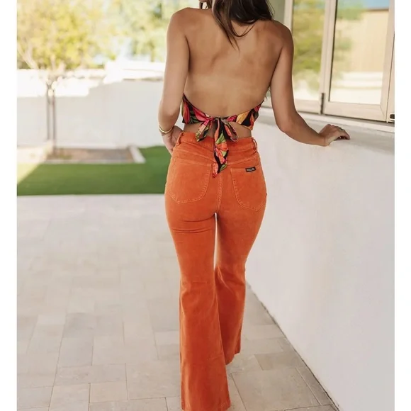 NWT Dress Forum Tropical halter tie back top M - Picture 4 of 5